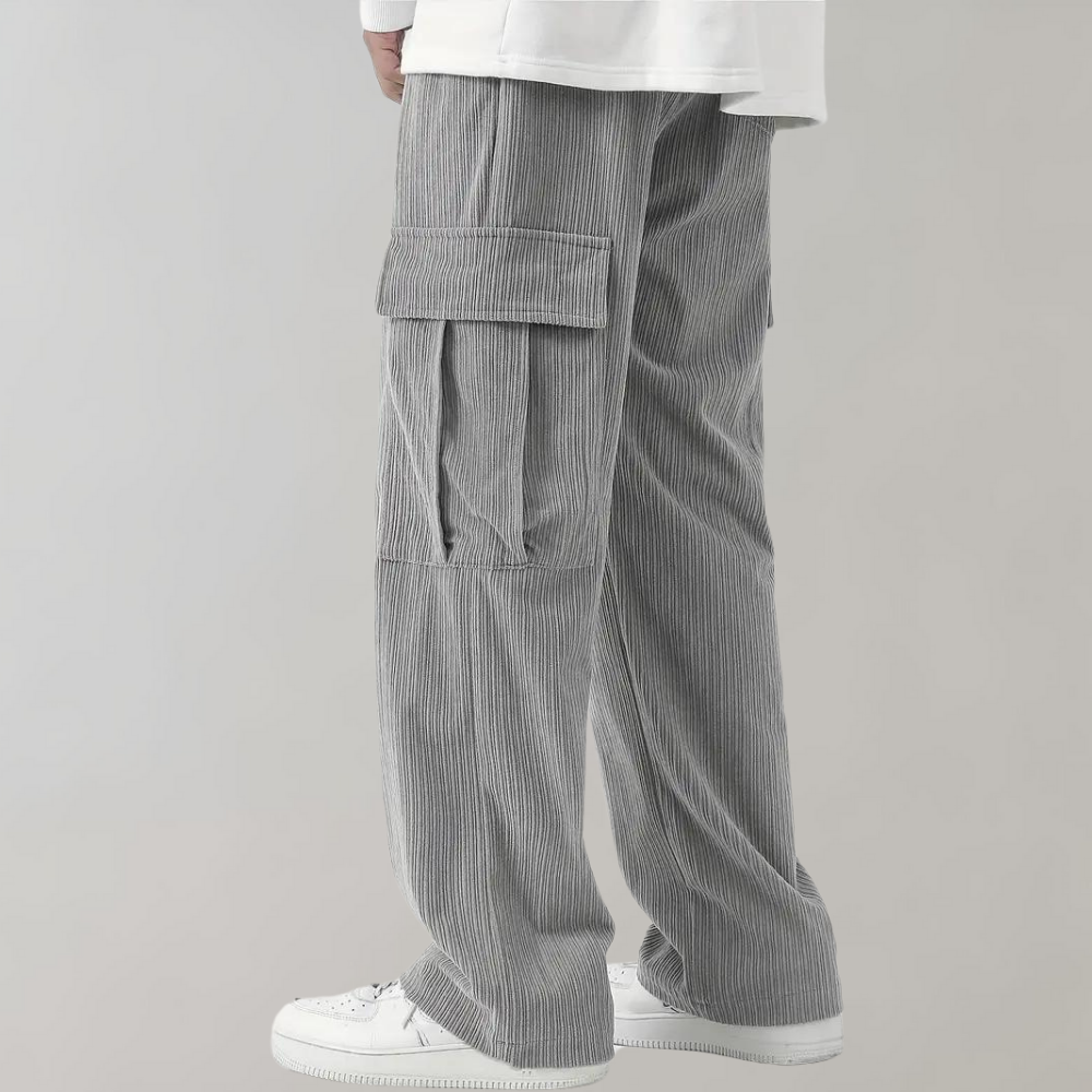 Orvexis - Pantalones Cargo para Hombre de Corte Relajado