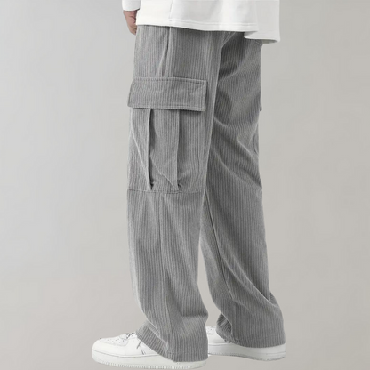 Orvexis - Pantalones Cargo para Hombre de Corte Relajado