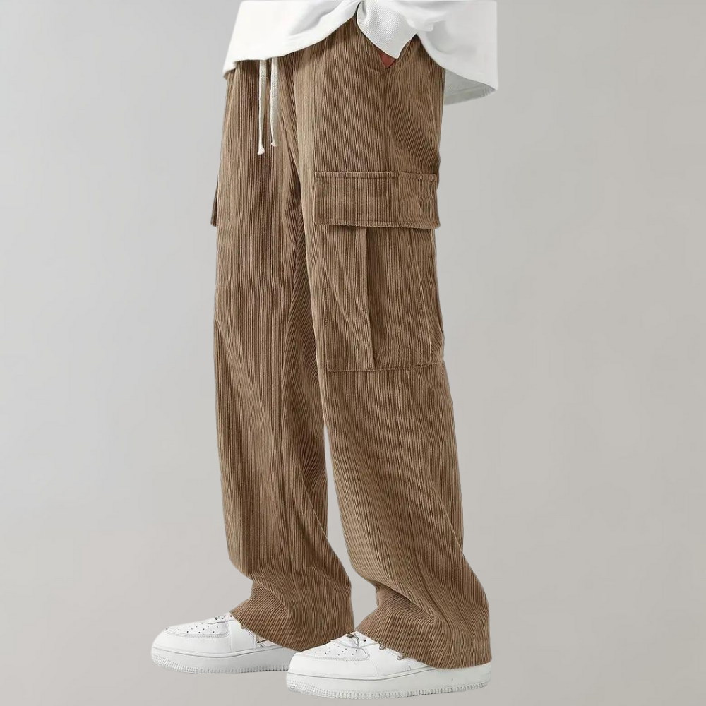 Orvexis - Pantalones Cargo para Hombre de Corte Relajado
