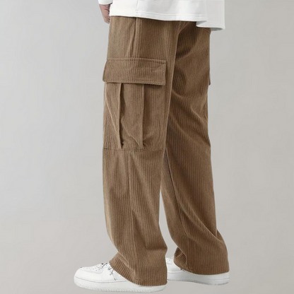 Orvexis - Pantalones Cargo para Hombre de Corte Relajado