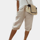 Women Linen Blend Pull-On Shorts Elastic Waist - Image 5
