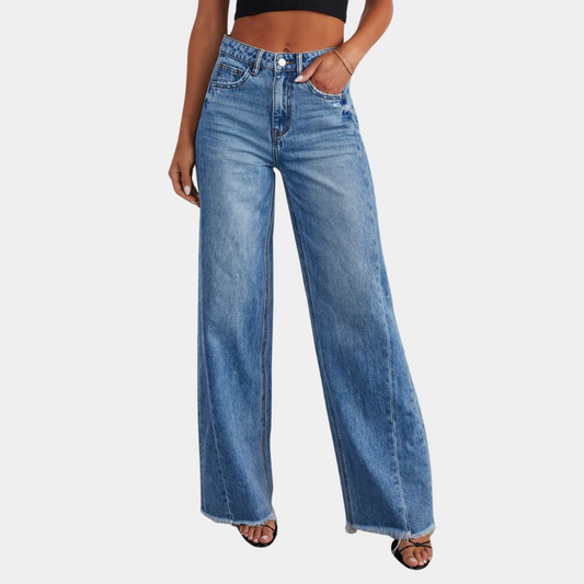 Elaran - High Waisted Trend Jeans