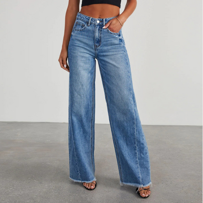 Elaran - High Waisted Trend Jeans