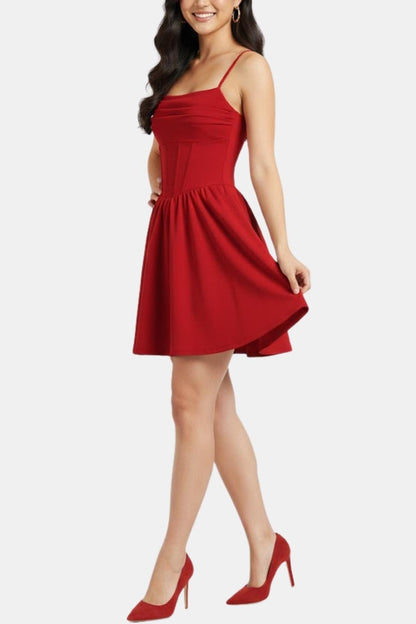 Calyra – Ruched Cami Mini Dress - Image 2