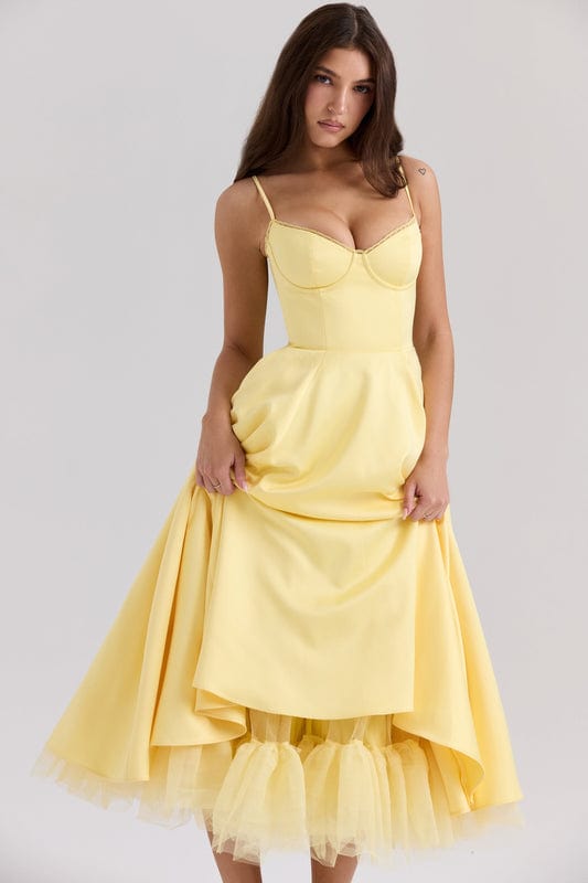 Celestina – Corset-Style Sleeveless Midi Dress - Image 12