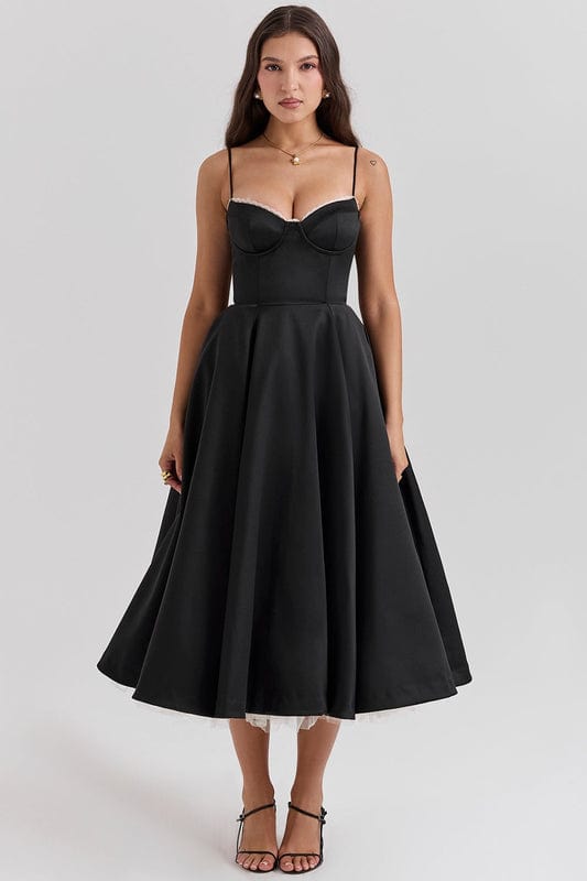 Celestina – Corset-Style Sleeveless Midi Dress - Image 16
