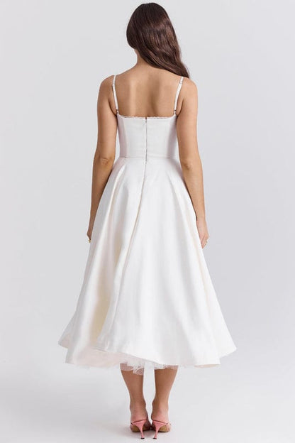 Celestina – Corset-Style Sleeveless Midi Dress - Image 14