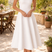 Kirstelle - Square Neck Sleeveless A Line Midi Dress