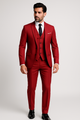 Men's Wool 3-Piece Slim Fit Formal Suit - Image 7