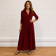 Joyce - Elegant Midi Dress With Pockets