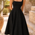 Kirstelle - Square Neck Sleeveless A Line Midi Dress