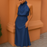 Women Satin Cowl Neck Open Back Maxi Dress - Image 7