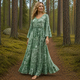 Women Viscose Boho Maxi Dress Casual Flowy - Image 4