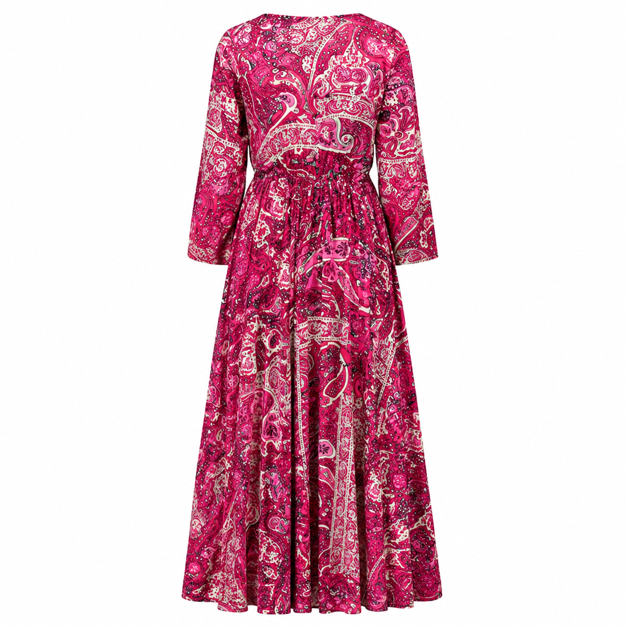 Women Viscose Boho Maxi Dress Casual Flowy - Image 8