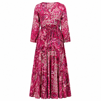 Women Viscose Boho Maxi Dress Casual Flowy - Image 8