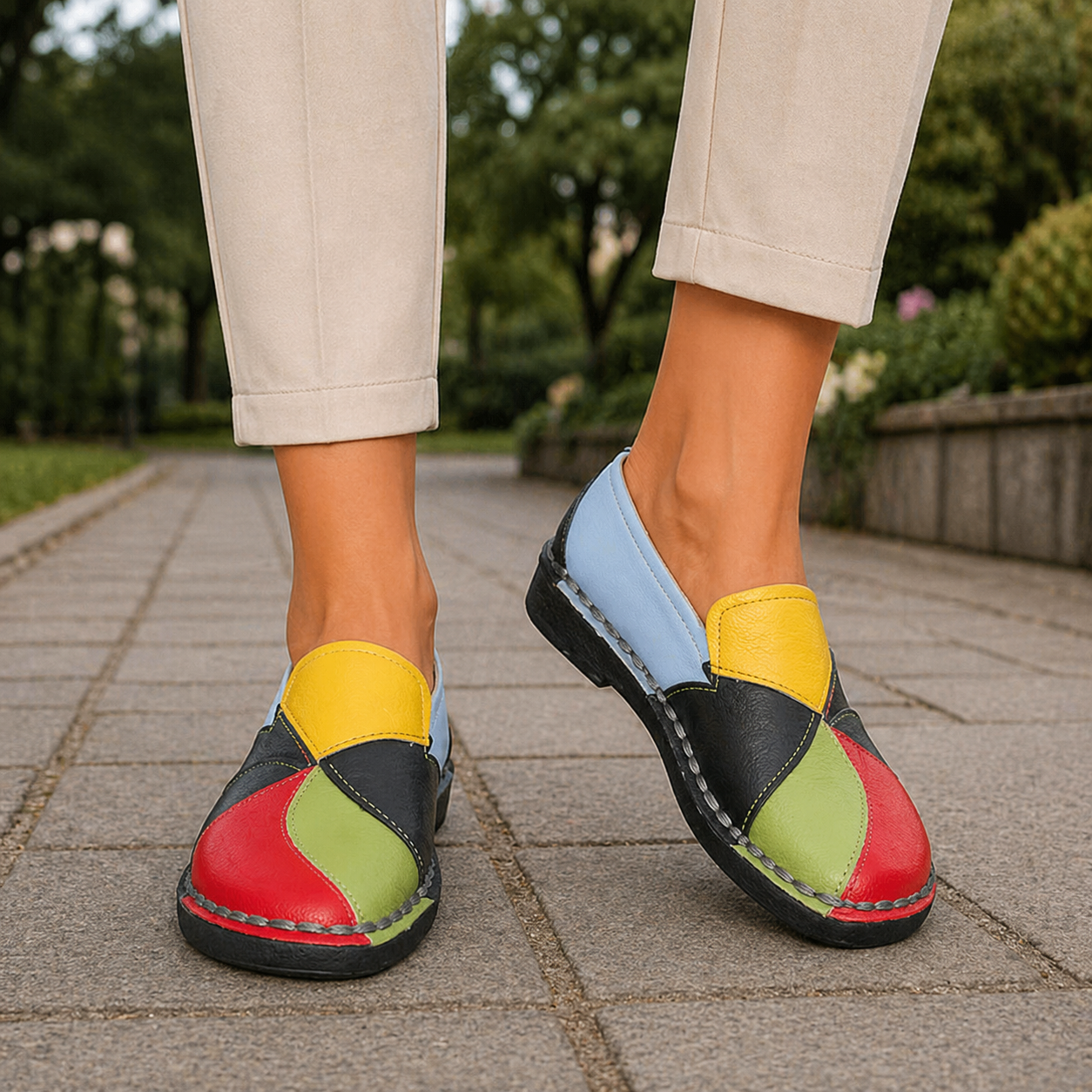Women's Orthopedic Slippers Wide Width Arch Support Adjustable - Image 2