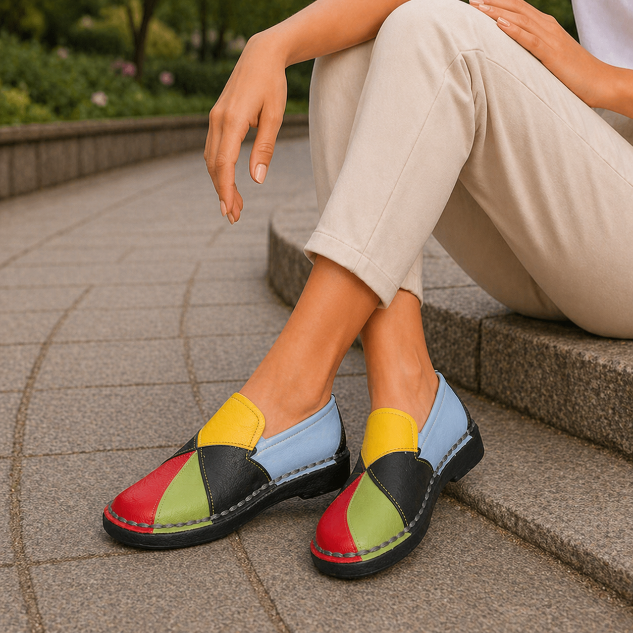 Women's Orthopedic Slippers Wide Width Arch Support Adjustable - Image 3