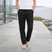 Men's Linen Pants Casual Drawstring Relaxed Fit - Image 3