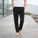 Men's Linen Pants Casual Drawstring Relaxed Fit - Image 3
