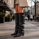 Women's Block Heel Knee High Boots - Image 4