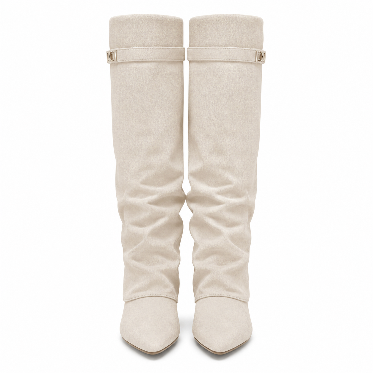 Women's Block Heel Knee High Boots - Image 6