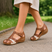 Women's Leather Orthopedic Sandals Arch Support - Image 4