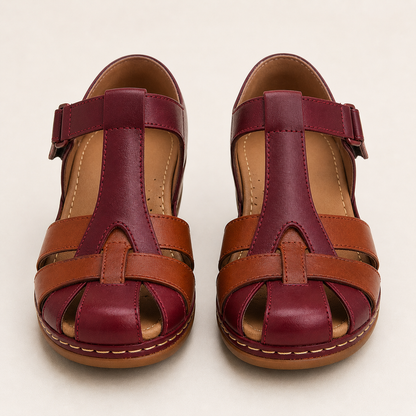 Women's Leather Orthopedic Sandals Arch Support - Image 6
