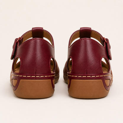 Women's Leather Orthopedic Sandals Arch Support - Image 8
