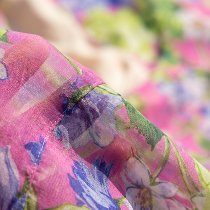 Christelle – Vestido maxi floral de un solo hombro