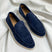 Contrast Sole Slip-On Loafers for Men Azzoria