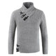 Crew Neck Knit Sweater for Men Azzoria