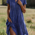 Women Midi Shirt Dress Short Sleeve Button Down Office - Image 3