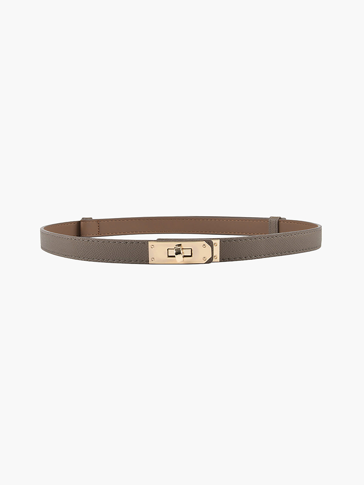 Scarlet – Ceinture fine pour femme avec boucle dorée ajustable