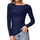 Nivara – Womens Long Sleeve Mesh Top