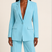 Women Elegant Two Piece Blazer Pant Suit Set - Image 7