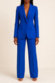Women Elegant Two Piece Blazer Pant Suit Set - Image 2