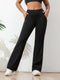 Levara – Leggings Yoga a Vita Alta con Gamba Svasata da Donna