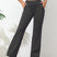 Levara – Leggings Yoga a Vita Alta con Gamba Svasata da Donna