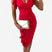 Damska Elegancka Sukienka Midi Bodycon I Falbankowymi Rękawkami - Image 6
