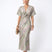 Devira – Green Midi V Neck Bodycon Dress