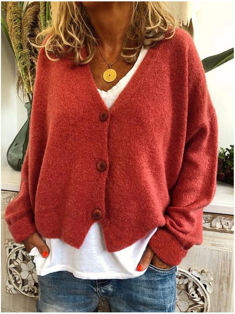 Elisa – Cardigan tricoté classique pour femme