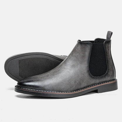 Elastic Panel Chelsea Boots for Men Azzoria