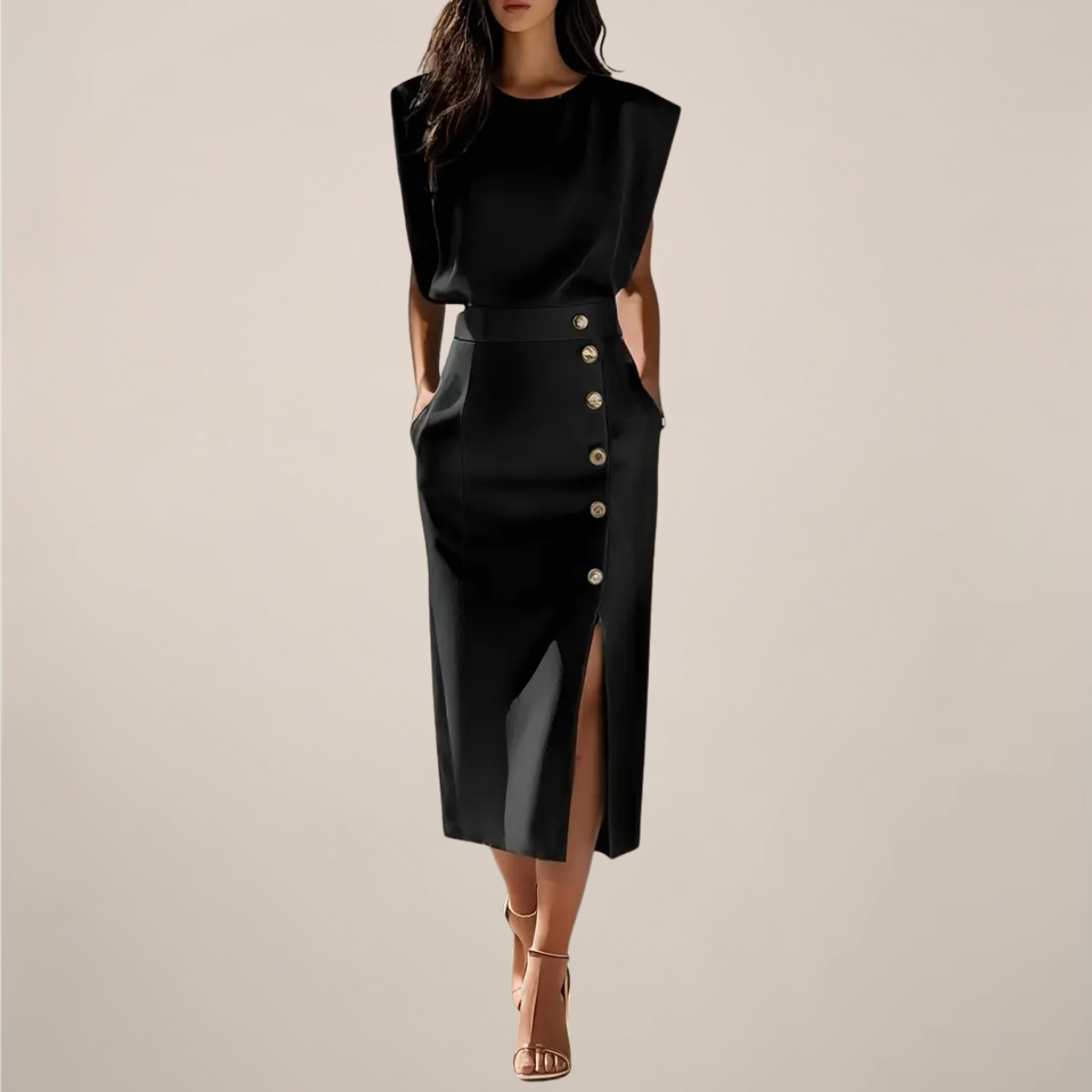 Celminda - Vestido Midi Elegante para Mujer