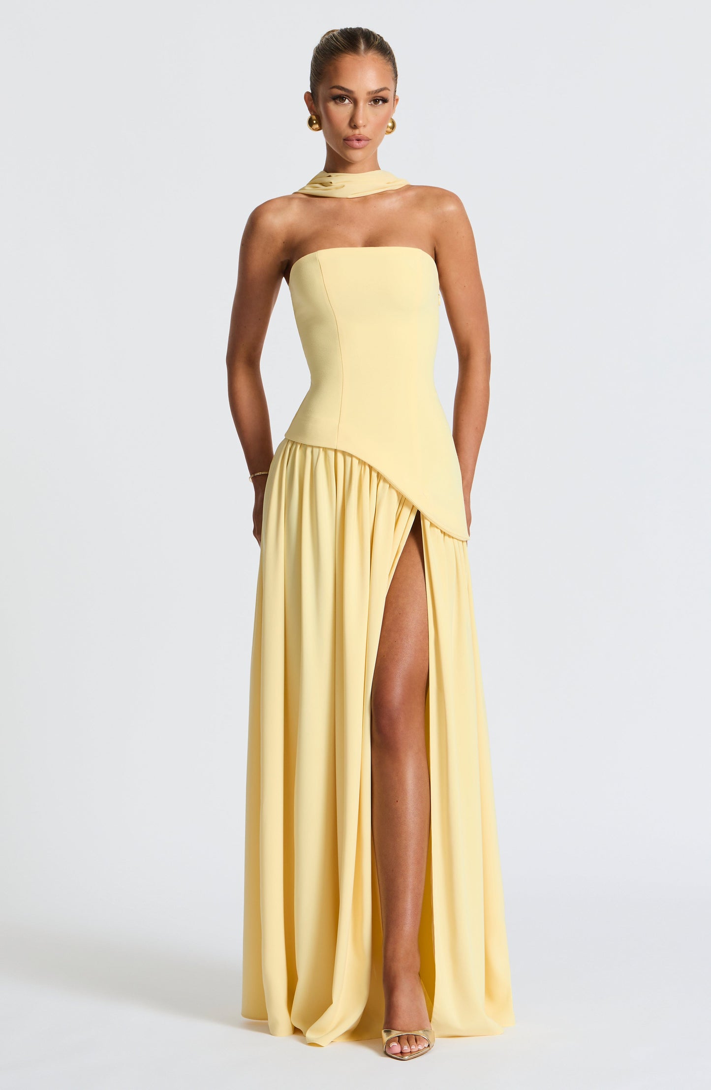 Martinelle - Elegantné maxi šaty s rozparkom