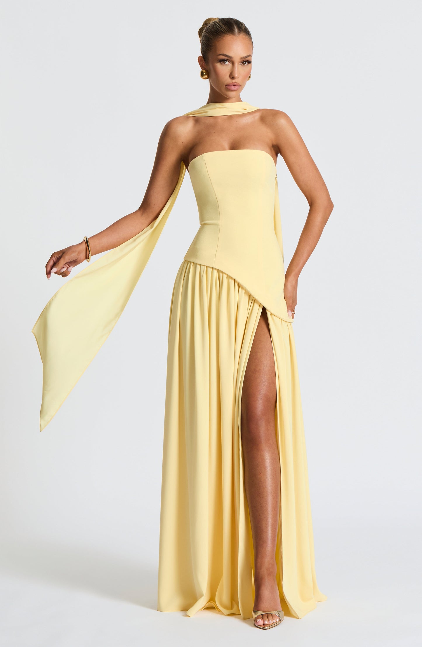 Martinelle - Elegantné maxi šaty s rozparkom
