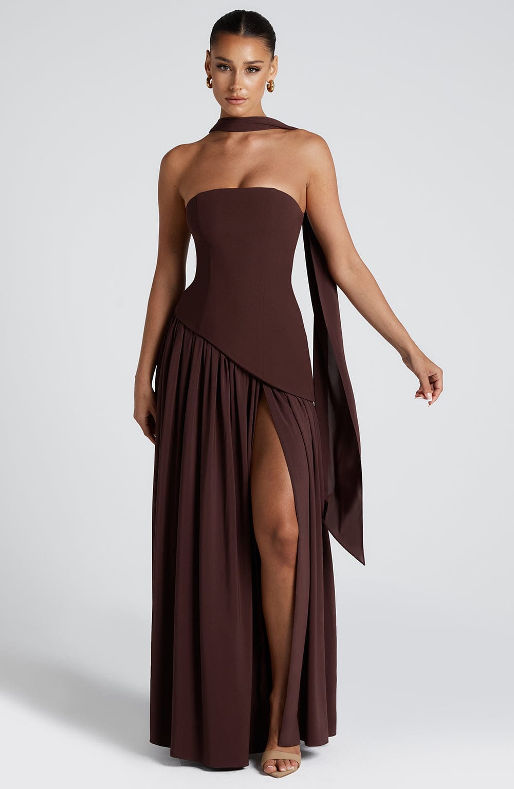 Martinelle - Elegantné maxi šaty s rozparkom