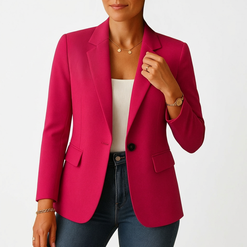 Elenoire – Blazer élégant pour femme à un seul bouton