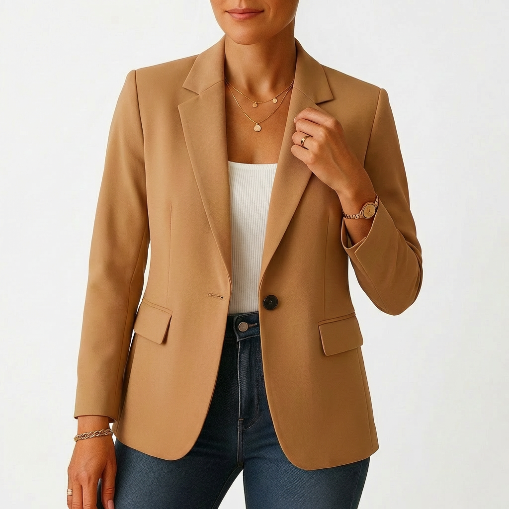 Elenoire – Blazer élégant pour femme à un seul bouton