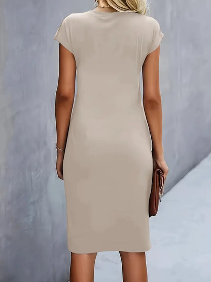 Lhuna - Robe midi intemporelle silhouette flatteuse