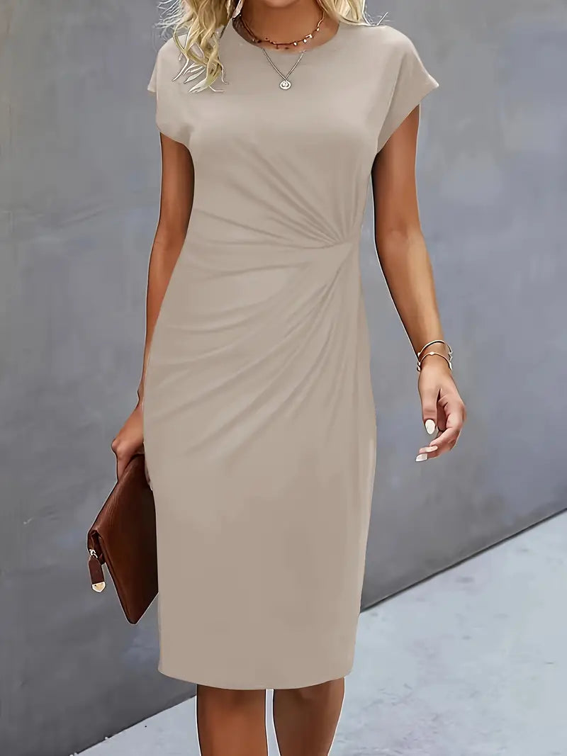 Lhuna - Robe midi intemporelle silhouette flatteuse